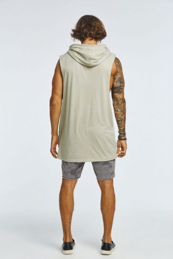 Dusty Hooded Muscle Olive3