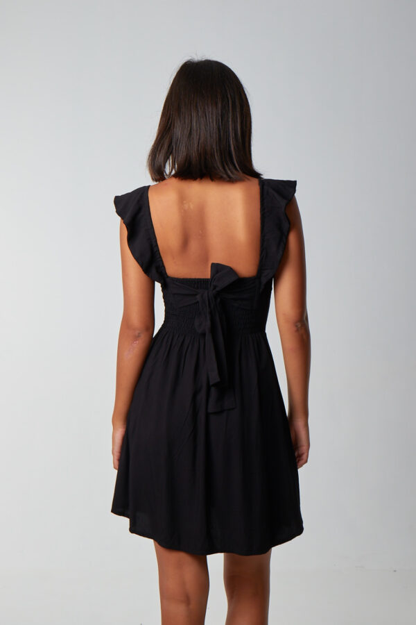 Love Spread Dress Black-2